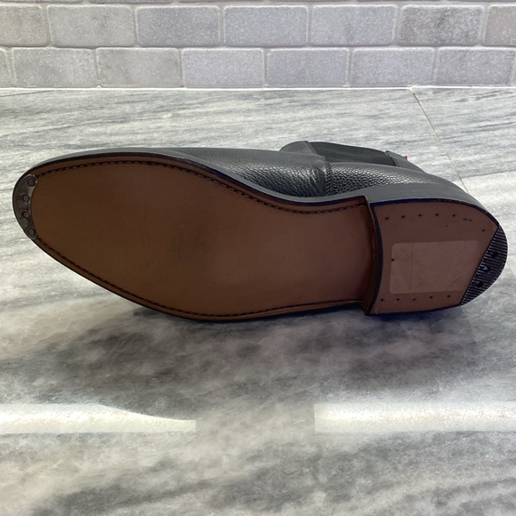 Thom Browne Stunning Leather Black Dress Boots Size 12. New In Box - Picture 10 of 11